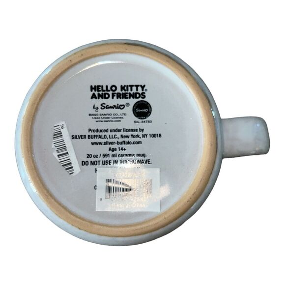 Sanrio Hello Kitty Friends 20 oz Ceramic Coffee Mug Melody Cinnamoroll Keroppi - Picture 5 of 5